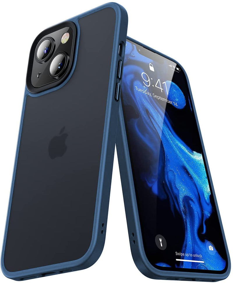 Spigen iPhone 13 Pro Ultra Hybrid MATTE Frost Black Case + Tempered Glass  Full Cover Spigen - ✓