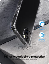Shockproof Transparent Back Cover Case Compatible with iPhone 13