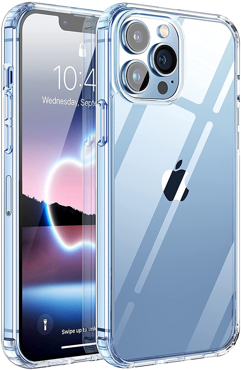 Hybrid Camera and Drop Protection Back Cover Case for iPhone 13 Pro – Amozo